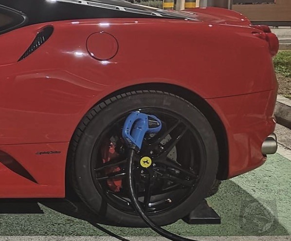 Ferrari Seeks Refuge In EV Parking Space Receives Instant Backlash